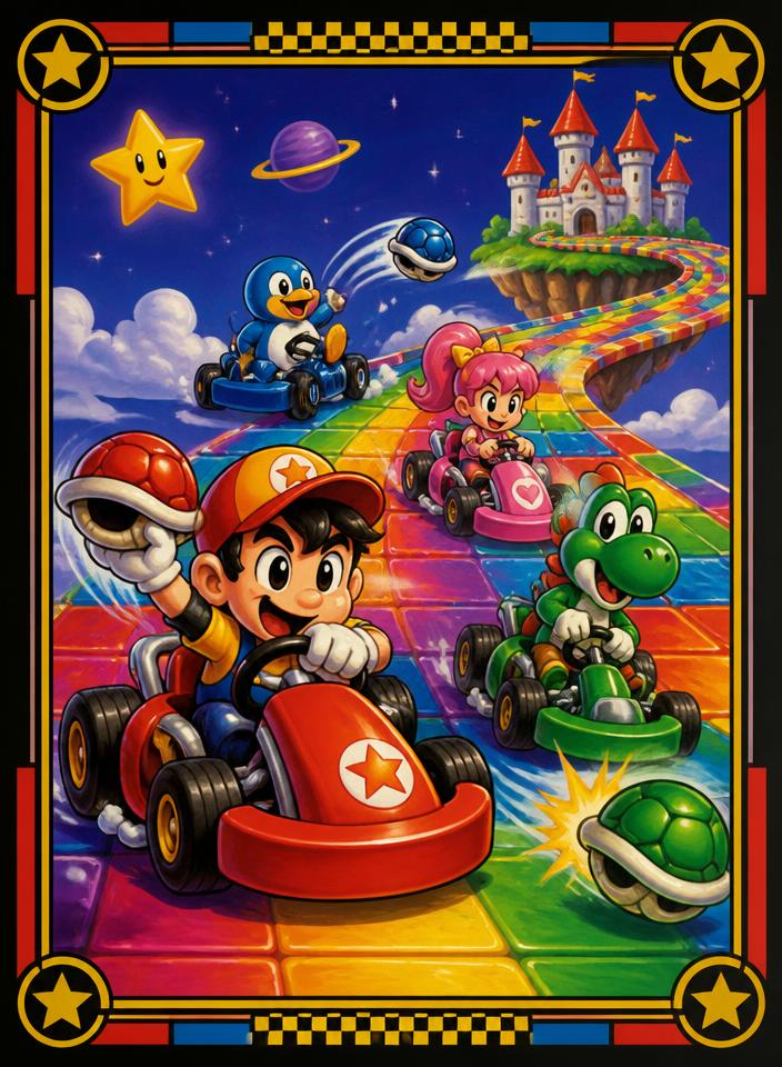 Capa do jogo Mario Kart