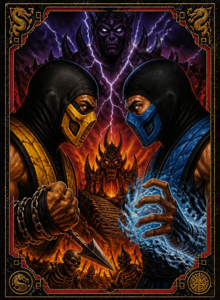 Capa do jogo Mortal Kombat
