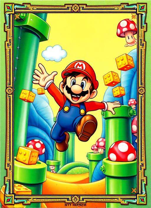 Capa do jogo Super Mario