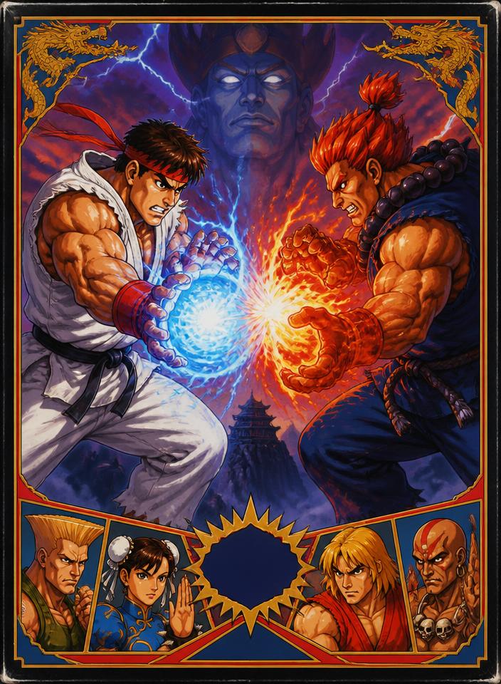 Capa do jogo Street Fighter